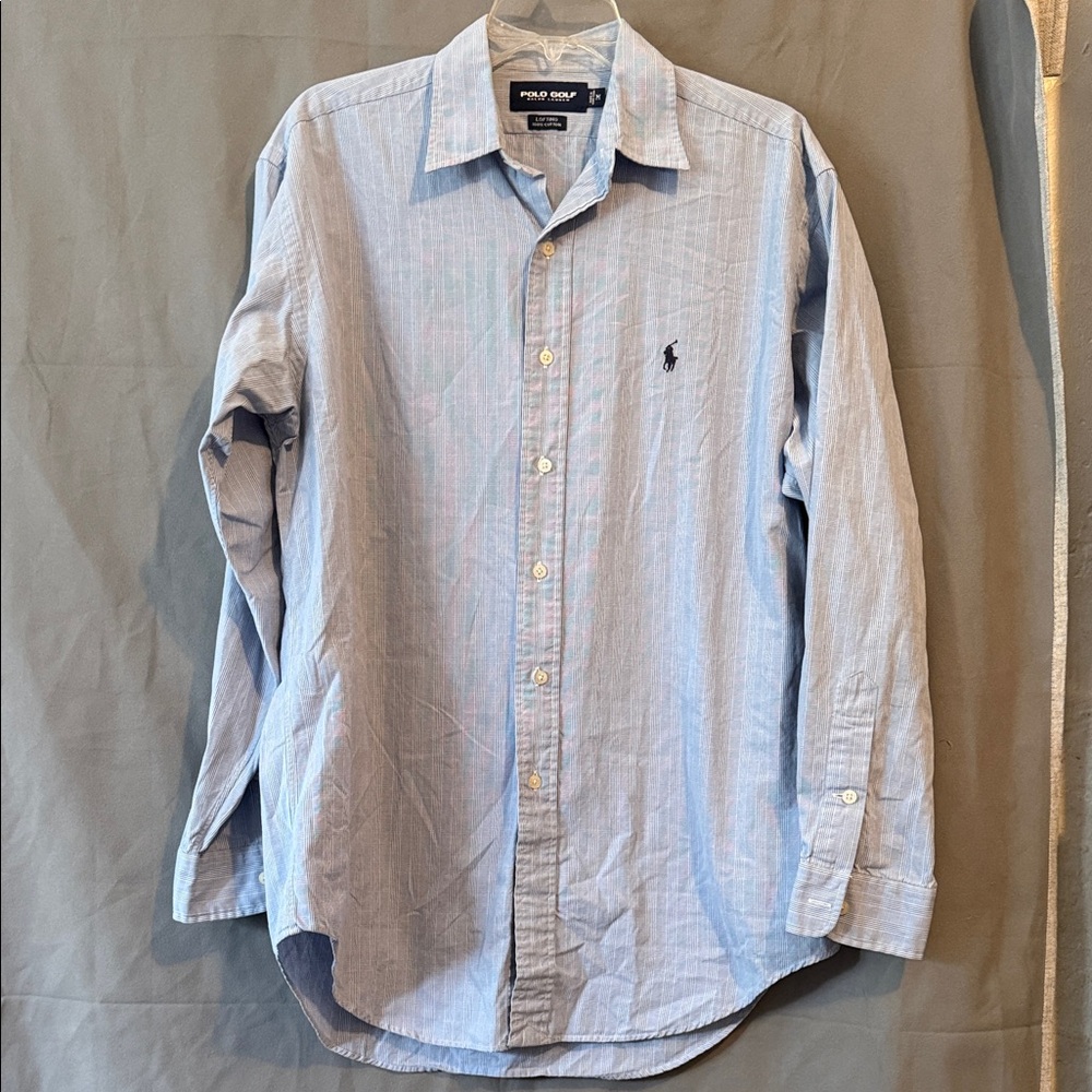 Polo by Ralph Lauren Men's Light Blue Shirt
